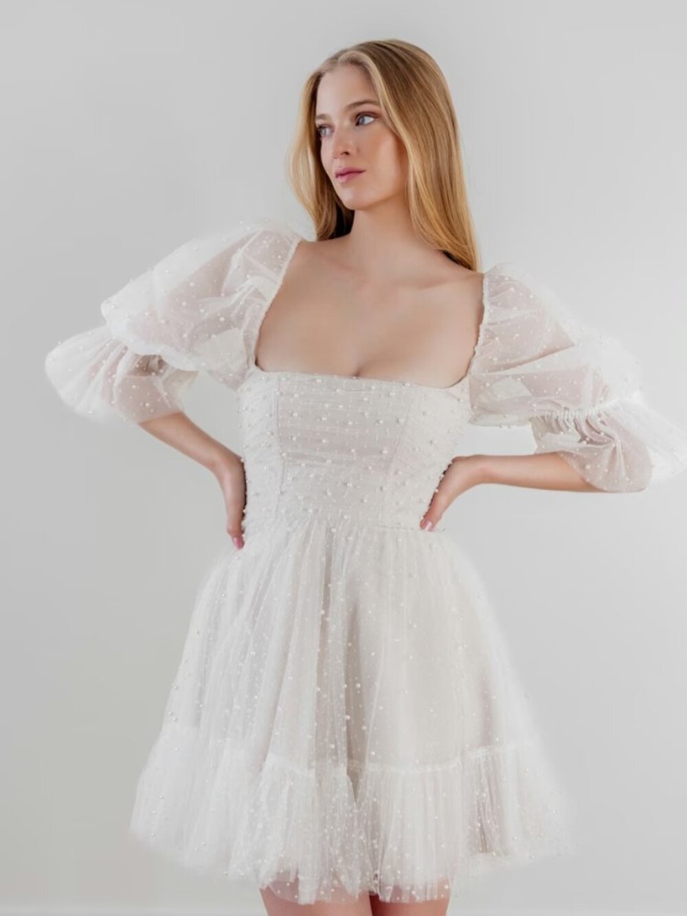 By Watters Macaron Tulle Wedding Dress